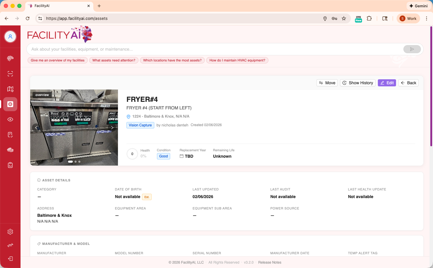 FacilityLens — AI-powered asset diagnostics with interactive troubleshooting and professional dispatch